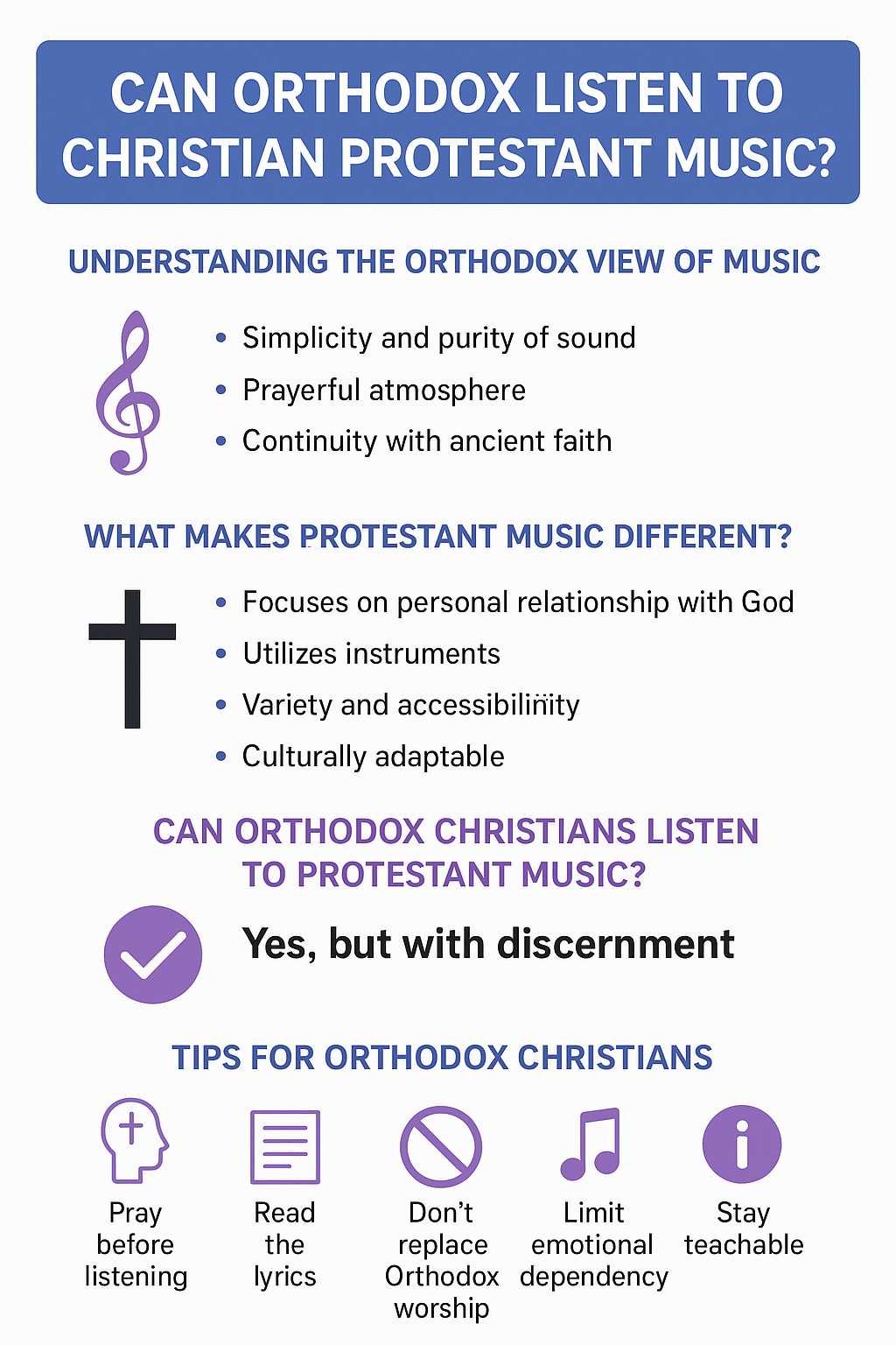 Can Orthodox Listen to Christian Protestant Music?